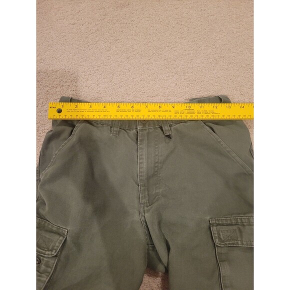BSA Boy Scout Of America Uniform Shorts Canvas Olive Green Youth Size 10 - Picture 4 of 9